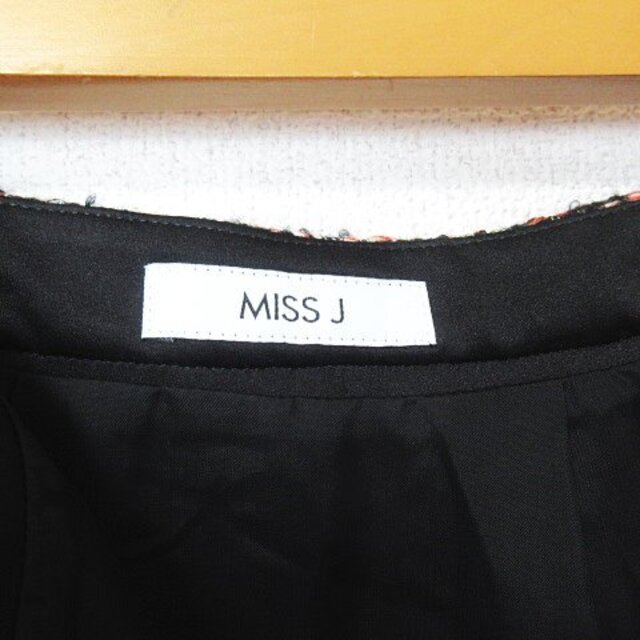 other(アザー)の美品 MISS J ツイード スカート ひざ丈 ウール リネン混 38 レディースのスカート(その他)の商品写真