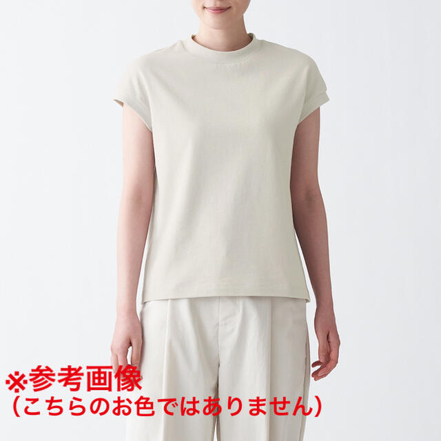 MUJI (無印良品)(ムジルシリョウヒン)の【無印良品】太番手 天竺編み フレンチスリーブTシャツ レディースのトップス(Tシャツ(半袖/袖なし))の商品写真