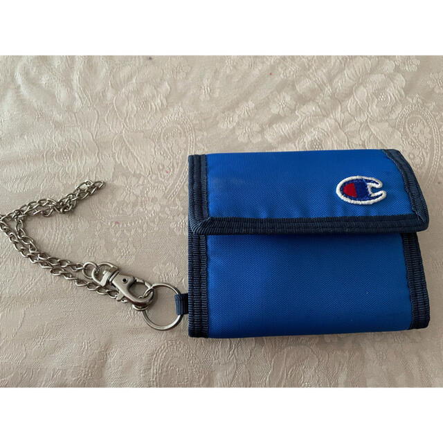 【専用】champion 三つ折り 財布 子ども 男児 チェーン付 | フリマアプリ ラクマ