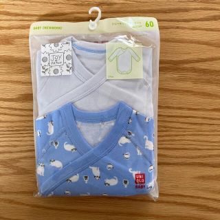 ユニクロ(UNIQLO)の値下げ⭐︎UNIQLO BABY ユニクロ　ベビー　肌着　60 新生児　男の子(肌着/下着)