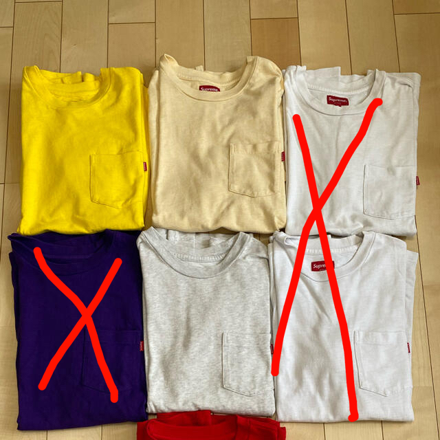 Supreme S/S pocket tee  セット　S M まとめ売り