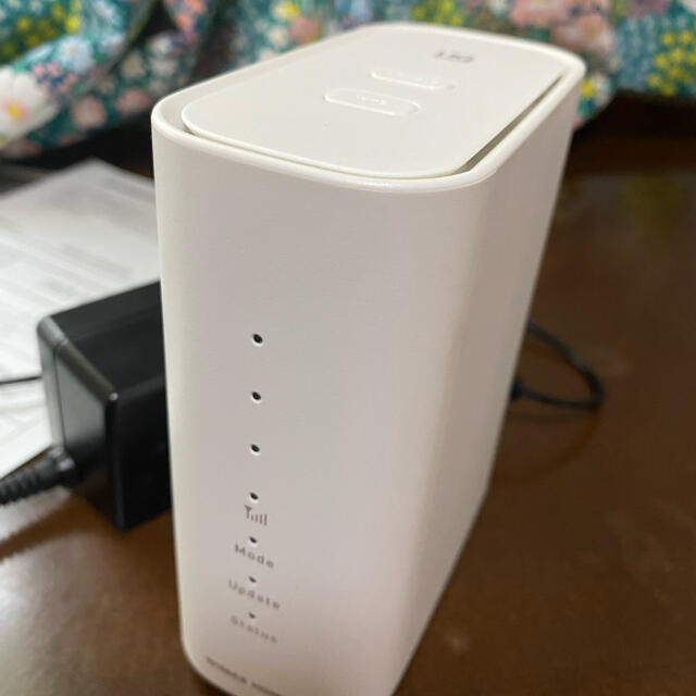 NEC(エヌイーシー)のお値下げ超美品● WiMAX HOME 02 ホームルーター　sim付き スマホ/家電/カメラのPC/タブレット(PC周辺機器)の商品写真