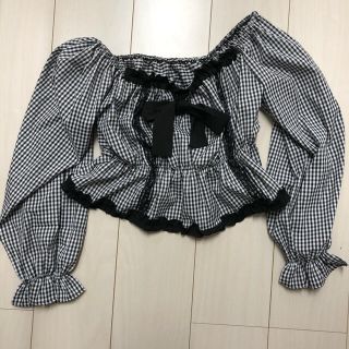 アベイル(Avail)のギンガムチェックブラウス　アベイル　新品(シャツ/ブラウス(長袖/七分))