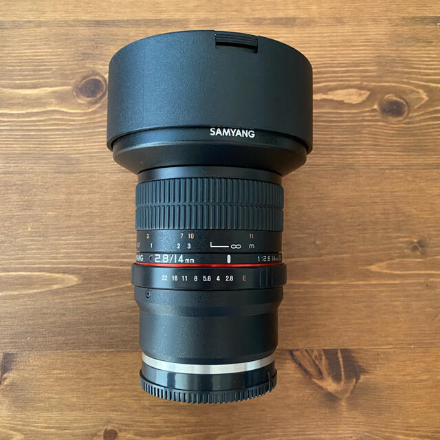 美品 SAMYANG F2.8 14mm 超広角レンズ SONY Eマウント