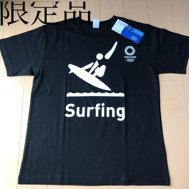 TOKYO2020オリンピックTシャツ　サーフィン　ピクトグラム