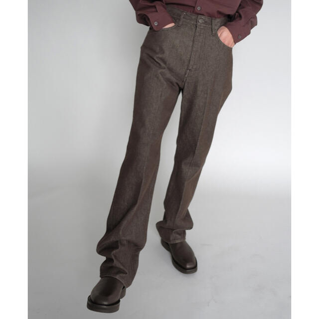 COMOLI(コモリ)の新品　AURALEE HARD TWIST DENIM BROWN サイズ30 メンズのパンツ(デニム/ジーンズ)の商品写真