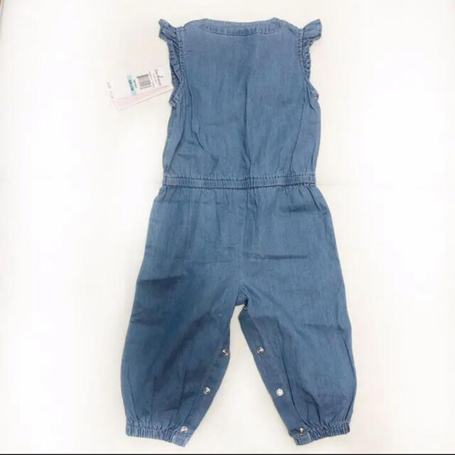 DENIM DUNGAREE(デニムダンガリー)の新品タグ付★デニムサロペット★ロンパース★ キッズ/ベビー/マタニティのベビー服(~85cm)(ロンパース)の商品写真