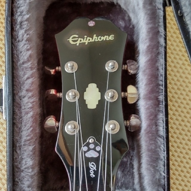 Epiphone(エピフォン)の亀治郎様ご専用  エピフォン ドット ハードケース付き 楽器のギター(エレキギター)の商品写真