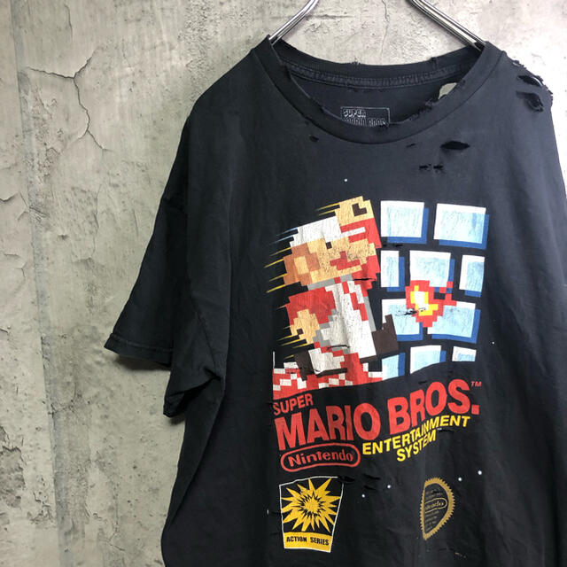 STUSSY - 【ボロボロ】vintage ボロボロT マリオ レア 希少 BOLO 古着