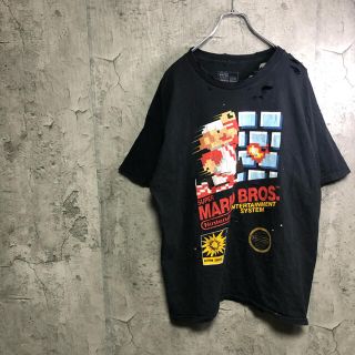 ステューシー(STUSSY)の【ボロボロ】vintage ボロボロT マリオ　レア　希少　BOLO 古着　菅田(Tシャツ/カットソー(半袖/袖なし))