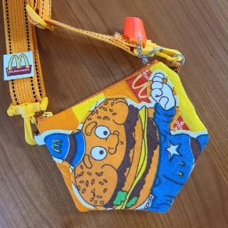 ハンドメイド　ヴィンテージシーツ　マクドナルド　ポシェット(ポシェット)