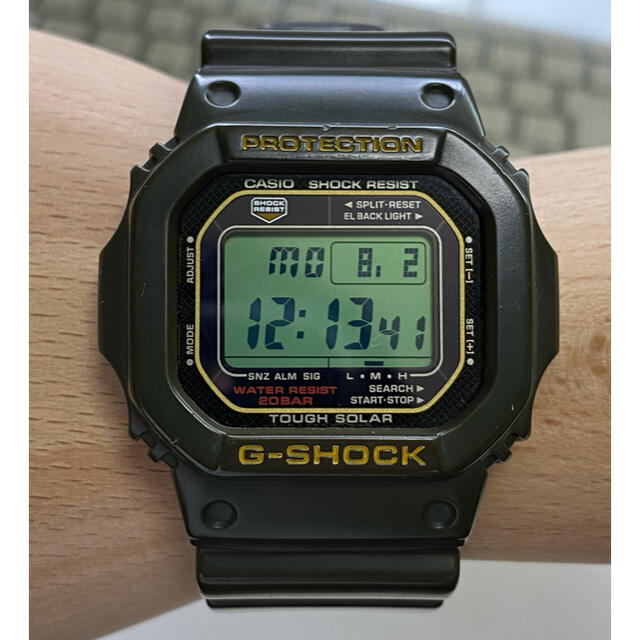 G-SHOCK/スピード/G-5600/アーミーグリーン/ソーラー/カーキ/良品 | フリマアプリ ラクマ