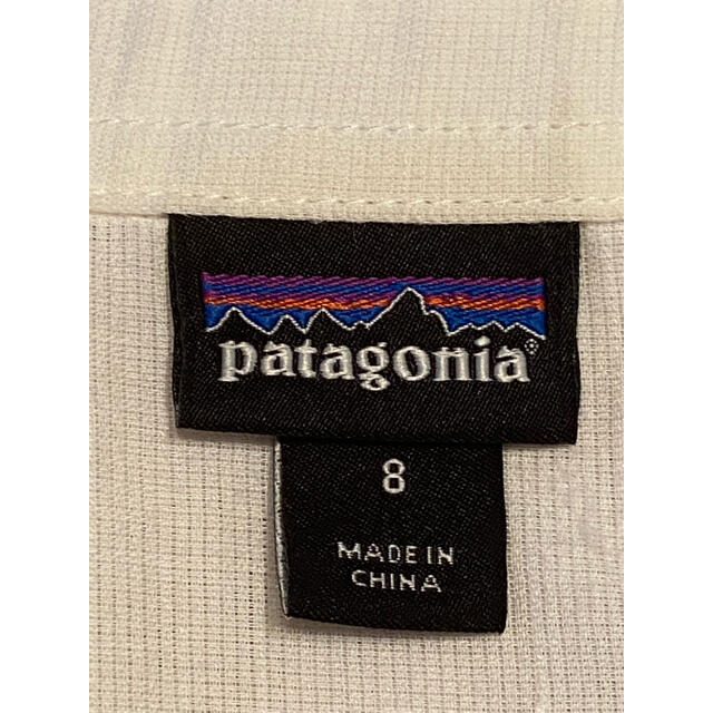 patagonia(パタゴニア)のパタゴニア patagonia ヘンプ コットン 半袖 シャツ ホワイト 8 レディースのトップス(シャツ/ブラウス(半袖/袖なし))の商品写真