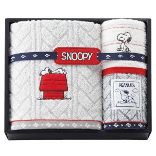 スヌーピー(SNOOPY)の【新品】スヌーピー　タオルセット(タオル/バス用品)