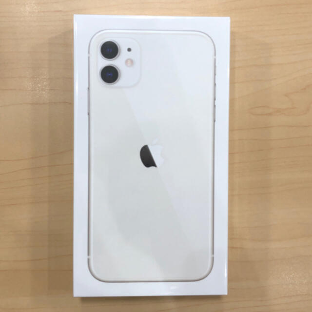価格は安く iPhone - 【未開封】iPhone11 64GB ホワイト