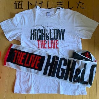 エグザイル トライブ(EXILE TRIBE)のHigh & Low    LIVETシャツ andマフラータオル(アイドルグッズ)