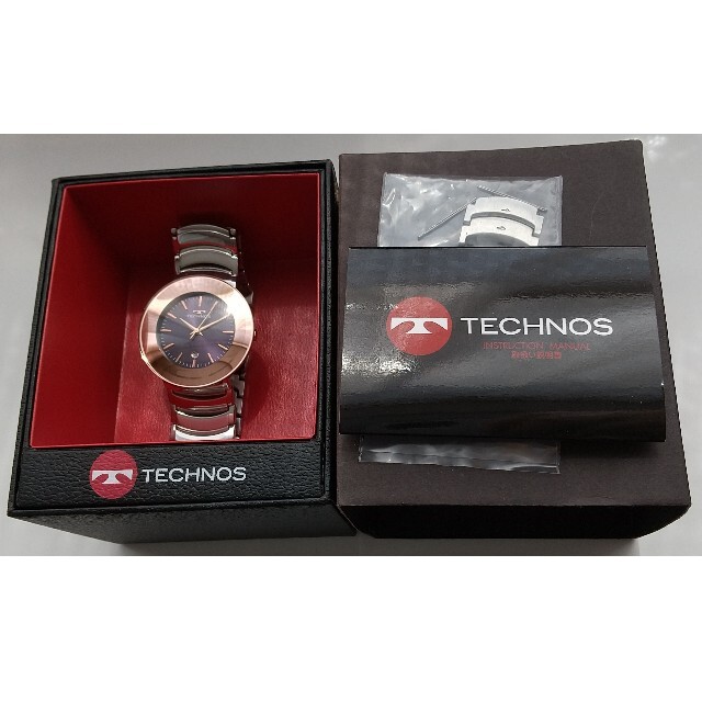 TECHNOS(テクノス)の高級腕時計/ミラーピンクゴールド メンズの時計(腕時計(アナログ))の商品写真