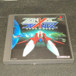 PS1 ザナック x ザナック 帯ハガキ有　プレステ Zanax x Zanac