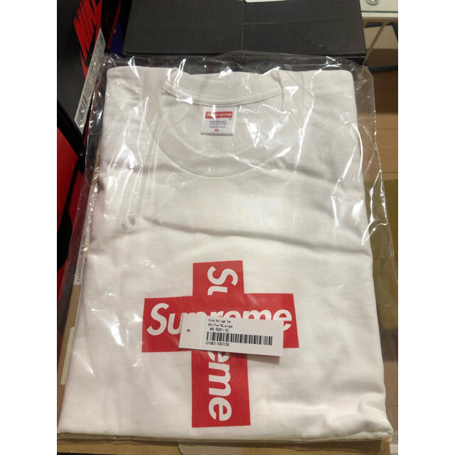 Supreme Cross Box Logo Tee White シュプリーム