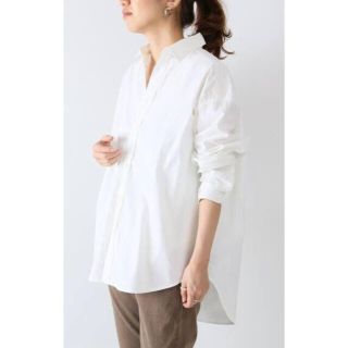 アパルトモンドゥーズィエムクラス(L'Appartement DEUXIEME CLASSE)の即完売品　ダンガリーシャツ　白(シャツ/ブラウス(長袖/七分))