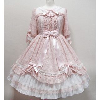 アンジェリックプリティー(Angelic Pretty)のアンジェリックプリティ 花柄総レースワンピース(ひざ丈ワンピース)