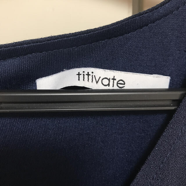 titivate(ティティベイト)のtitivate ネイビーオールインワン レディースのパンツ(オールインワン)の商品写真