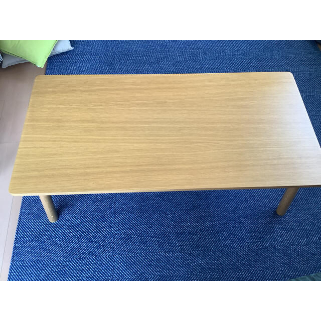 美品】無印良品 オーク材無垢 ローテーブル 美品】無印良品 オーク材無垢 ローテーブル