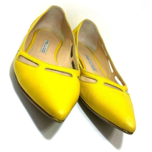 PELLICO(ペリーコ)のペリーコ 37 1/2 アネッリ トゥッティー アンドレア パンプス イエロー レディースの靴/シューズ(ハイヒール/パンプス)の商品写真