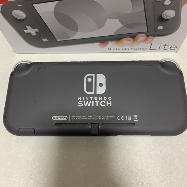 Nintendo Switch - Nintendo switch liteグレー、ポケモンシールドの 