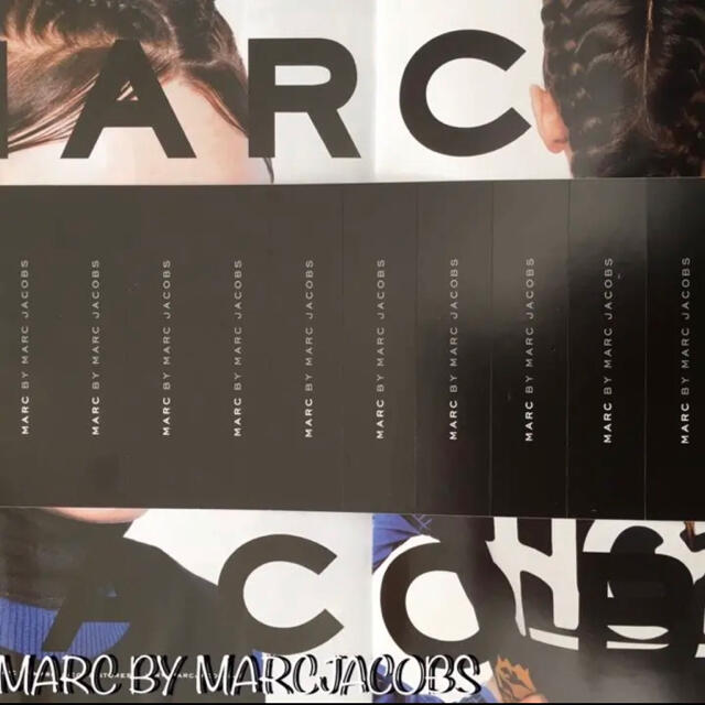 MARC BY MARC JACOBS(マークバイマークジェイコブス)のMARCJACOBSマークジェイコブスUS限定激レアBOXステッカー５枚セット レディースのファッション小物(その他)の商品写真