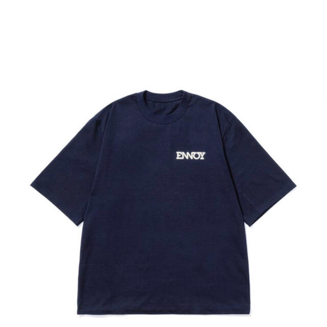 ennoy エンノイ Tシャツ ロゴ ネイビー XL | www.fleettracktz.com
