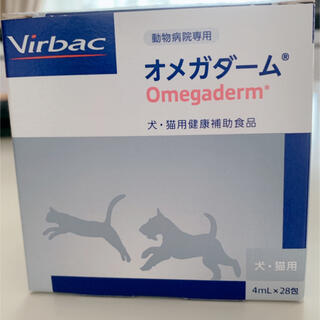 ビルバック(Virvac)のオメガダーム　犬・猫用健康補助食品　4ml×27包(ペットフード)