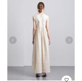 hyke linen maxi dress one-piece　2