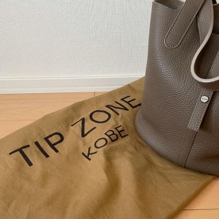 TIP ZONE ティプゾーン  レザーバッグ　黒　ブラック