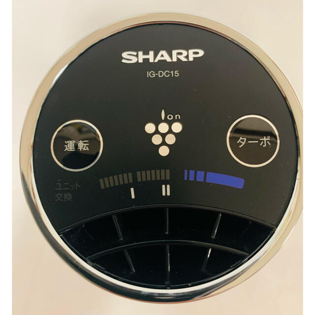 SHARP(シャープ)のSHARP IG-DC15-N　シャープ プラズマクラスターイオン発生機 車載用 スマホ/家電/カメラの生活家電(空気清浄器)の商品写真