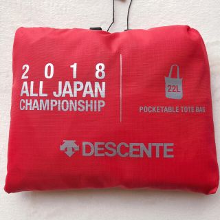 DESCENTE  デサント  折畳みバッグ  エコバッグ(ノベルティグッズ)