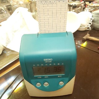 セイコー(SEIKO)のタイムレコーダーSEIKO QR-330(オフィス用品一般)