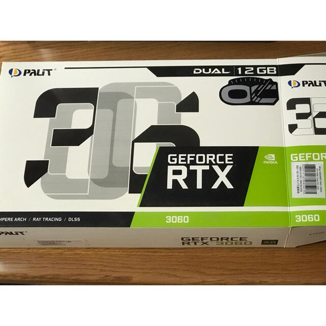 スマホ/家電/カメラPalit GeForce RTX 3060 Dual OC 12G