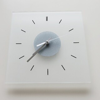 イケア(IKEA)のIKEA ウォールクロック　ガラス壁掛け時計(掛時計/柱時計)