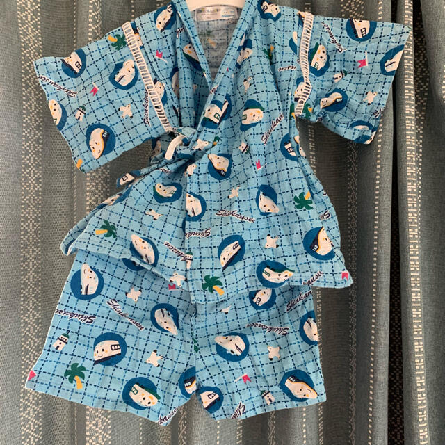 サンリオ(サンリオ)の甚平　サンリオ　新幹線 キッズ/ベビー/マタニティのキッズ服男の子用(90cm~)(甚平/浴衣)の商品写真