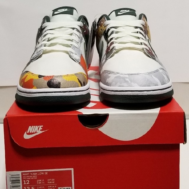 NIKE(ナイキ)のNIKE DUNK LOW SE 30cm  Sail Multi-Camo メンズの靴/シューズ(スニーカー)の商品写真