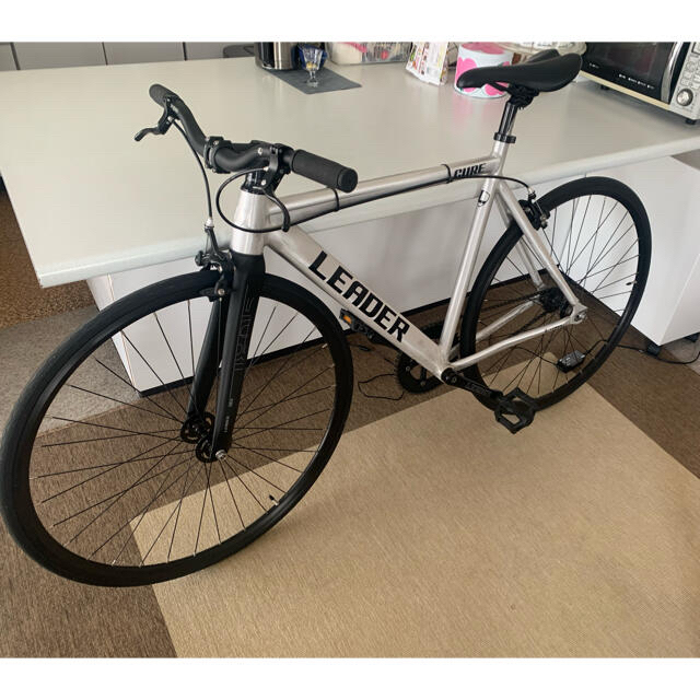 leader bike cure 極美品 リーダーバイク シルバー SMサイズ - 自転車本体