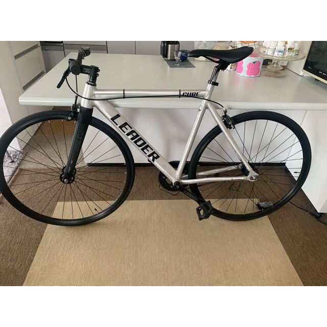 leader bike cure 極美品 リーダーバイク シルバー SMサイズ - 自転車本体