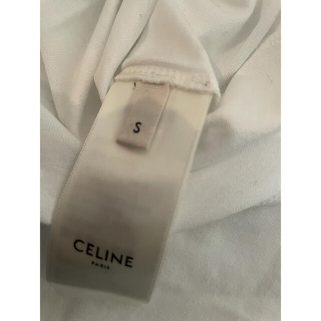 celine(セリーヌ)のCELINE エンブロイダリー Tシャツ コットン オフホワイト レディースのトップス(Tシャツ(半袖/袖なし))の商品写真