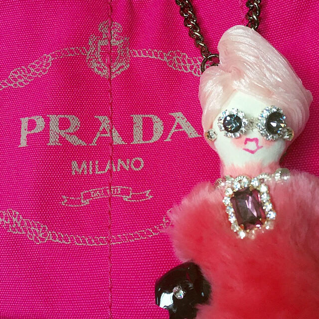 PRADA   最終 demodee デモデ ドールチャーム 正規デモデキーホルダー