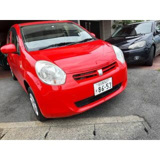 パッソ　赤　車検満タン　ナビ　TV スマートキー(車体)