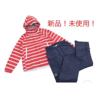 ヘリーハンセン(HELLY HANSEN)の新品。未使用。ヘリーハンセン　レインウェア　上下セット(レインコート)