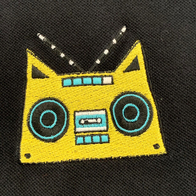 PUNYUS(プニュズ)の【PUNYUS】(プニュズ) ワイドサイズ刺繍ポロシャツ 古着 メンズのトップス(ポロシャツ)の商品写真