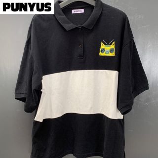 プニュズ(PUNYUS)の【PUNYUS】(プニュズ) ワイドサイズ刺繍ポロシャツ 古着(ポロシャツ)