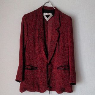 ヨウジヤマモト(Yohji Yamamoto)のフガハム　FUGAHUMレオパードジャケット(テーラードジャケット)